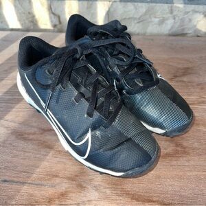 Nike Vapor Cleats  Kids Size 12C  Black Soccer Shoes